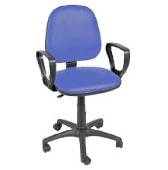 Operator Chair with Arms - Blue