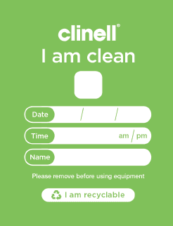 Clinell Clean Indicator Notes Green  (4 x 250)