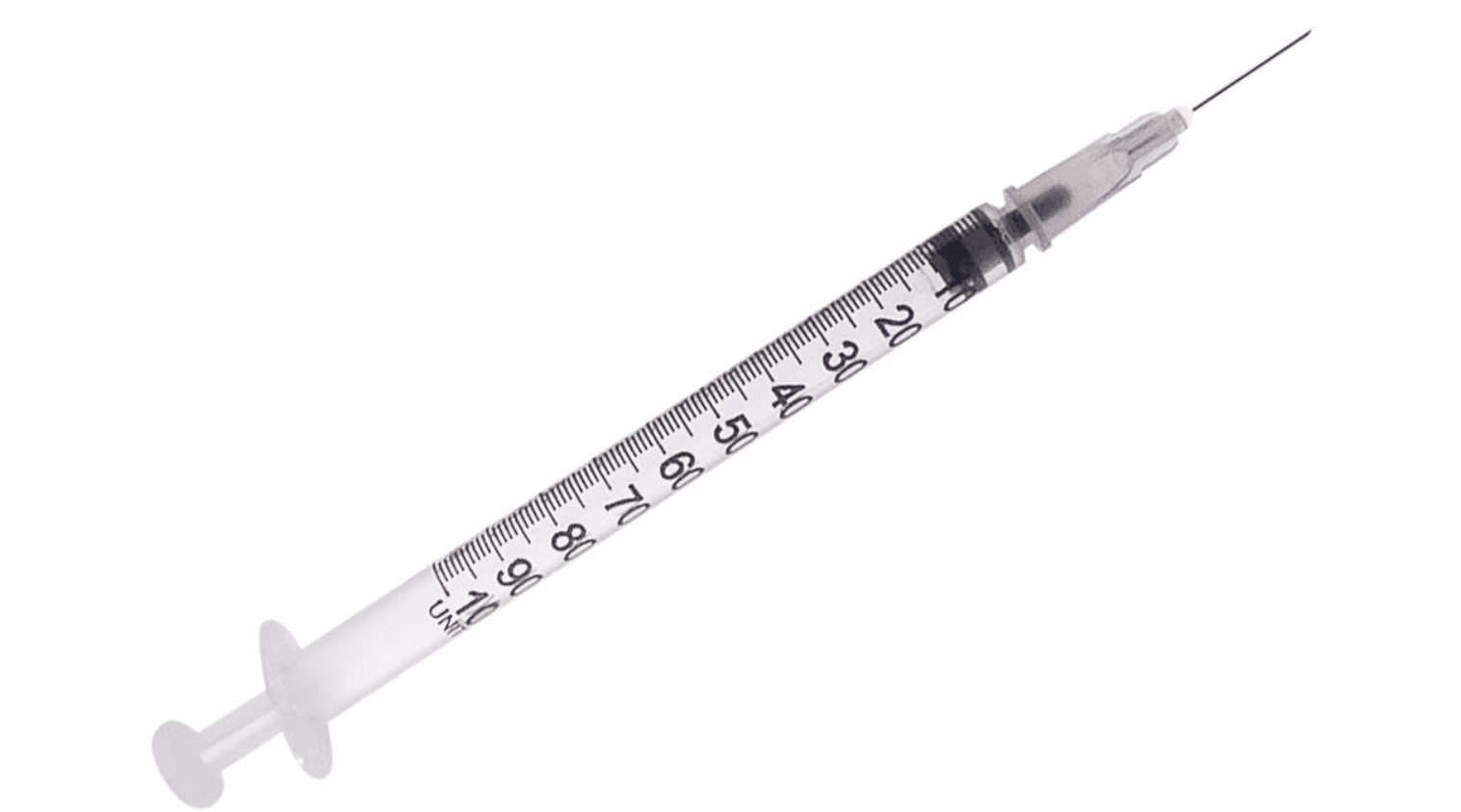 nsulin syringe no dead space - assembled needle
