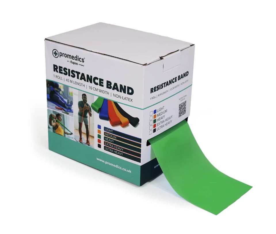 Green Resistance Bands - Heavy Resistance (0.35m x 45m)