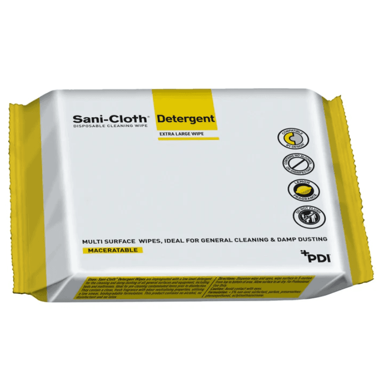 Case SaniCloth Detergent Wipes