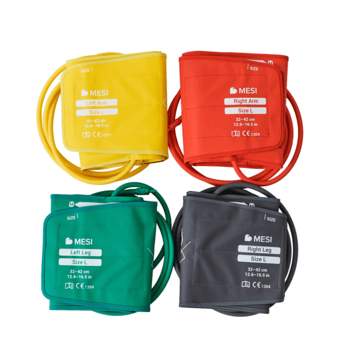 Set of 4 Cuffs for MESI mTABLET ABI - Large