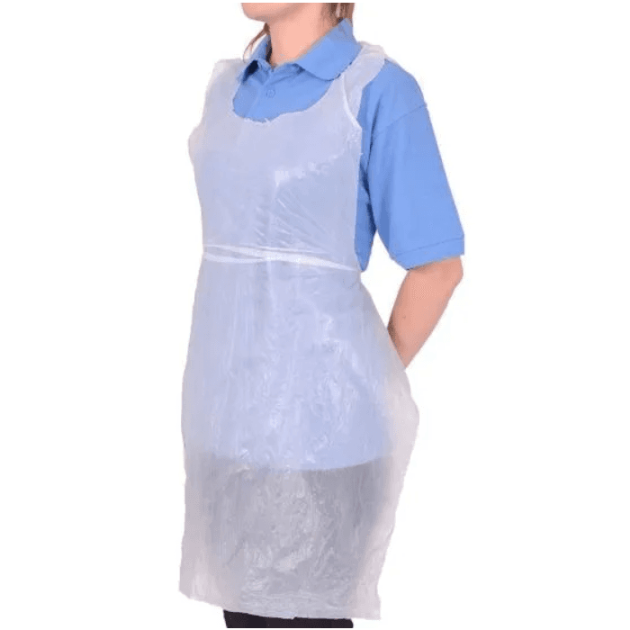 Superior Flat Packed Aprons - White