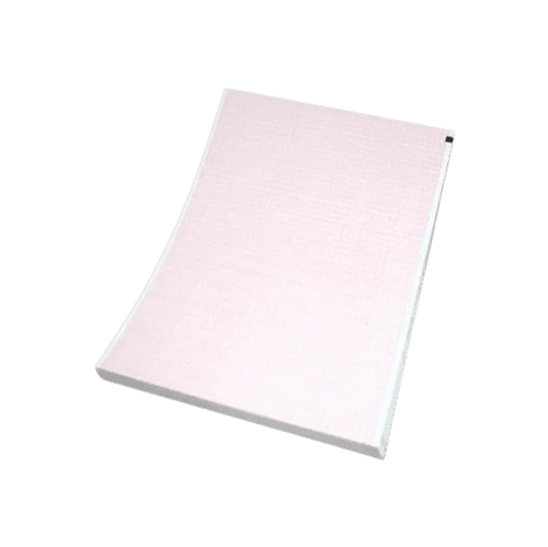 ECG Thermal Paper Pack - Orange Grid - 210 x 280 mm (200 sheets)