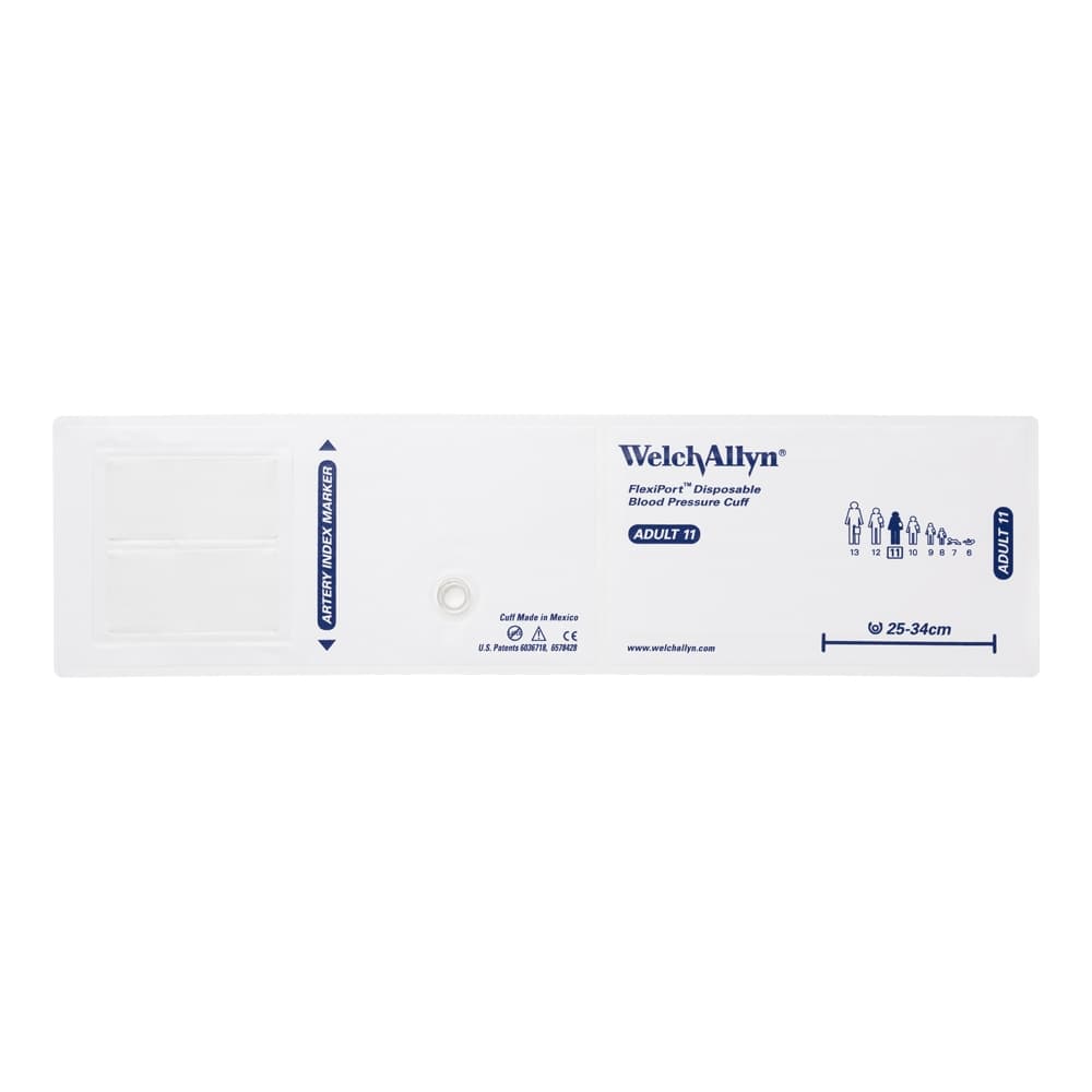 Welch Allyn FlexiPort Disposable Blood Pressure Cuffs - Adult