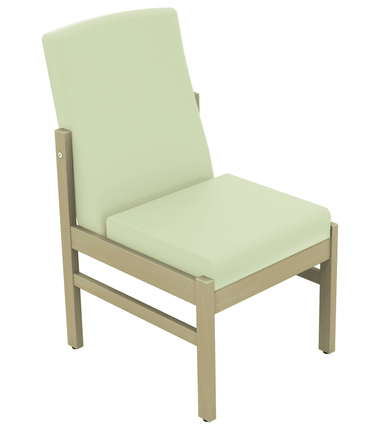Atlas - Low Back Arm Chair (Vinyl) Apple