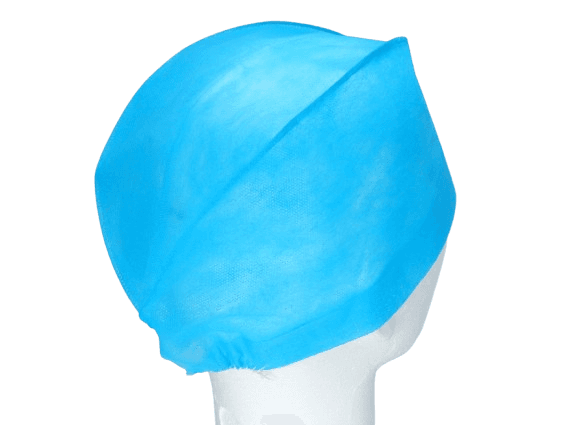BLUE Surgical Nurses Cap with Elasticated Back 