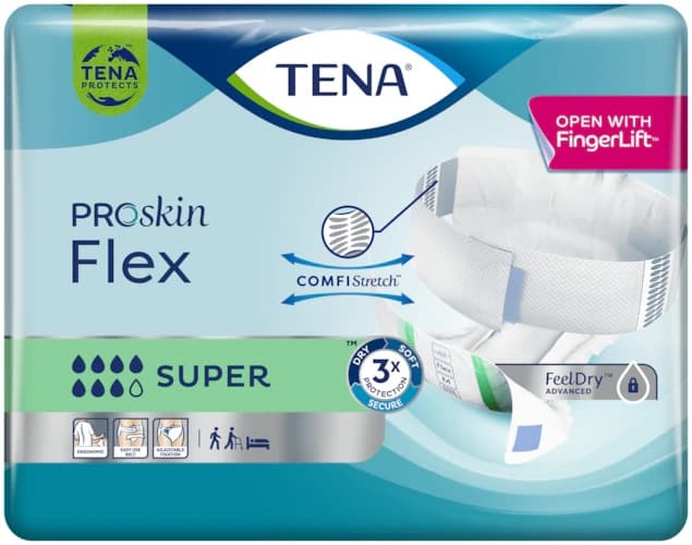 TENA Proskin Flex Super (Belted Product) - Medium (30)