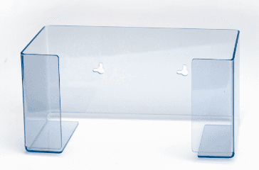 Single Glove Box Holder - PVC Transparent