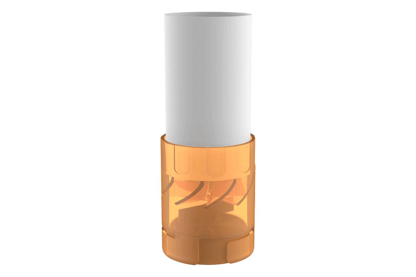 Single-Patient Reusable Turbine with Plastic Mouthpiece