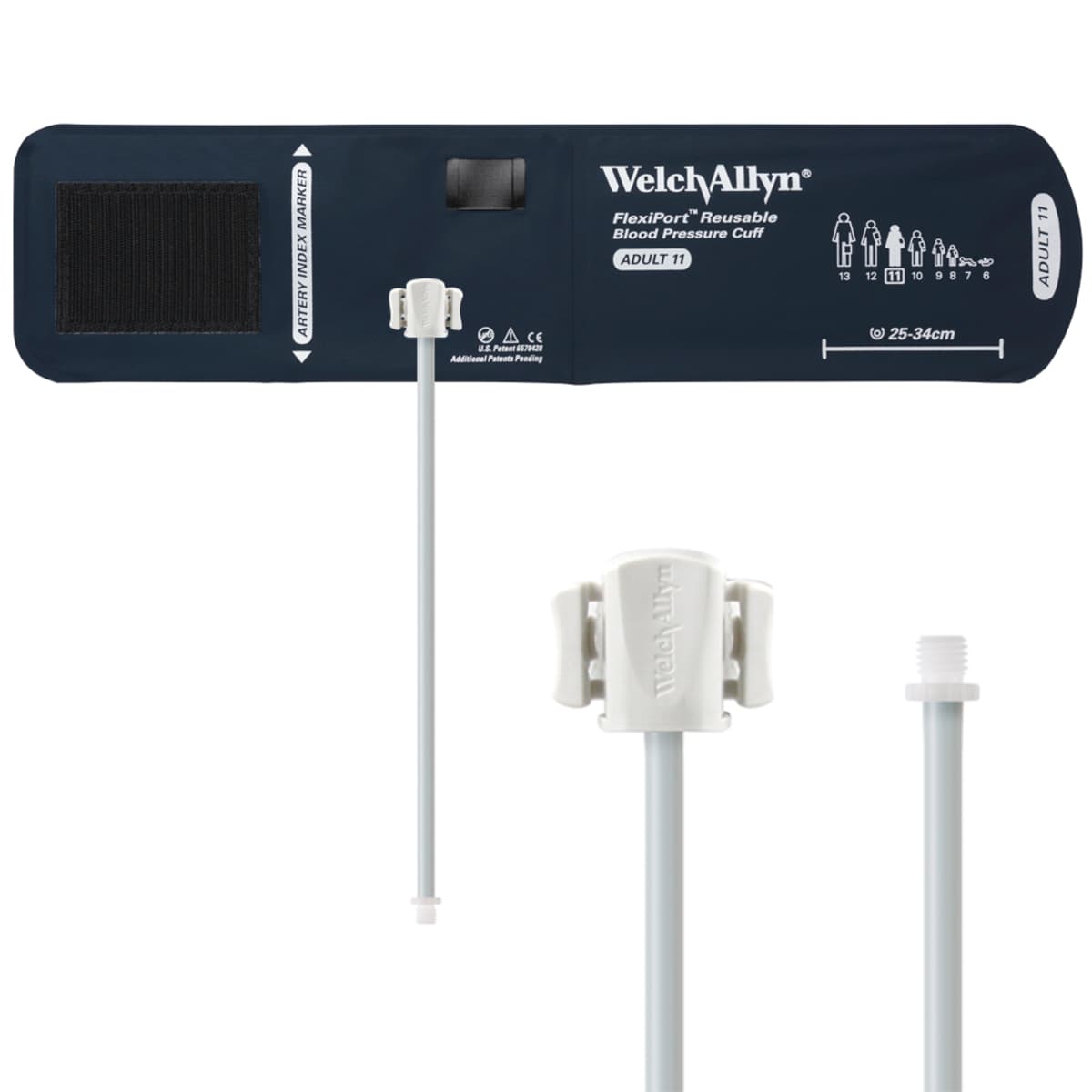 ABPM Standard Adult Reusable Cuff with Tubing & Connector