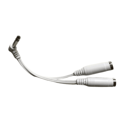 Professional Mono 6.35 Male Splitter Cables with Two Mono 6.35 Female Splitters (CABLE2