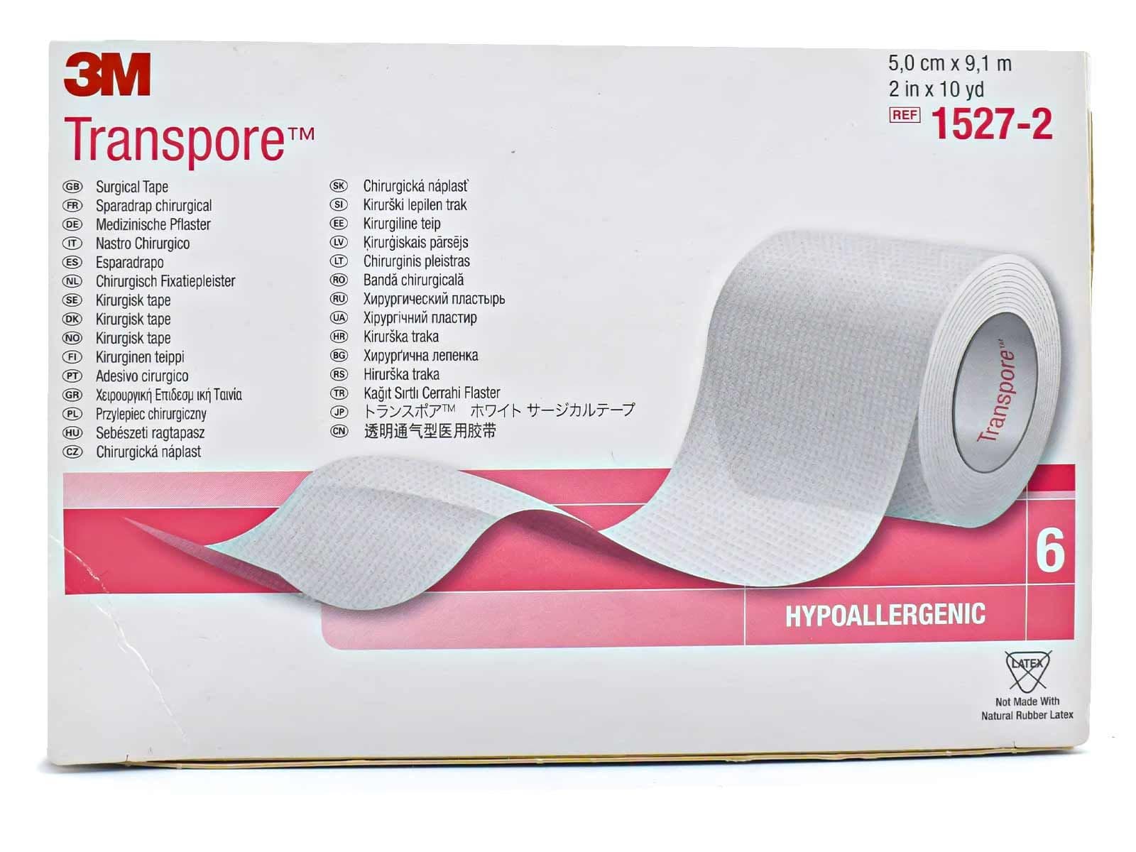 Transpore Clear Tape 5cm x 9.14m (6)