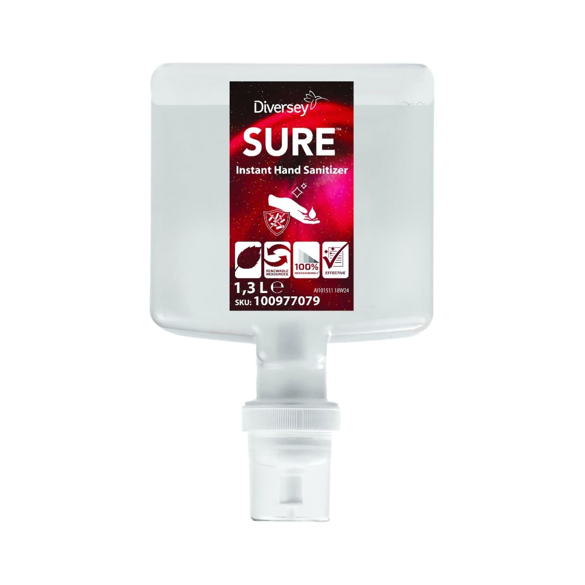 CASE SURE Instant Hand Sanitizer 1.3L (4)