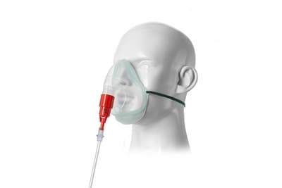 24% Blue Venturi Type Oxygen Mask with O2 Tubing