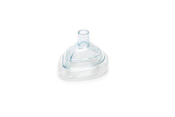 Anaesthetic Clear Face Mask Size 1 - Infant 15m - No Hook Ring (40)