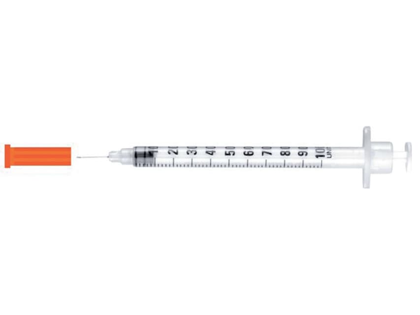 0.5ml Insulin Syringe & Needle (No Dead Space) 30g 0.3 x 8mm (100)