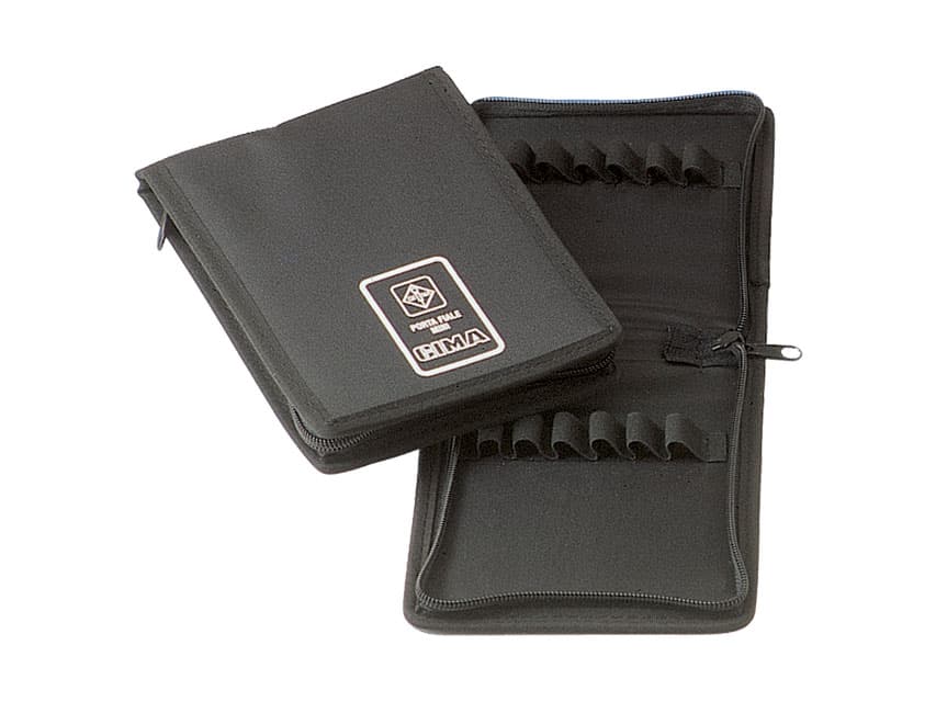 Black Nylon Mini Vial Bag with Zip