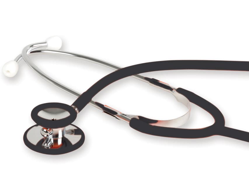 Wan Dual Head Stethoscope - Black