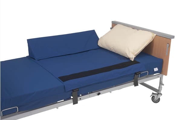 Full length draw sheet (Single bed, Wipe Clean) with 2 pairs of wedges