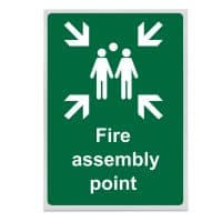 Fire Assembly Point - Rigid - 594 x 420mm