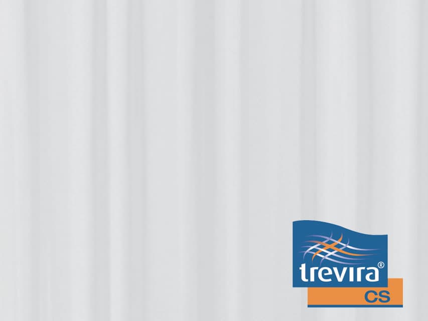 WHITE Trevira Curtains - 1 Wing only