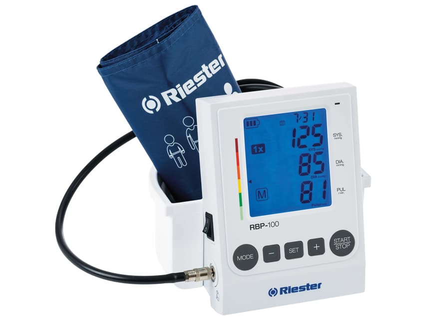 Riester RBP-100 Blood Pressure Monitor with Cuffs (M: 22-32cm, L-XL: 32-52cm) - Table Model