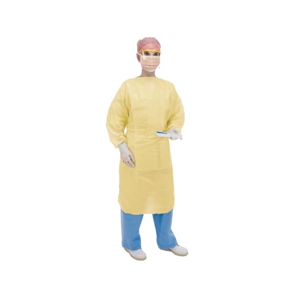 Premier Thumbloop Fluid Protection Gowns (Yellow) (5 x 20)