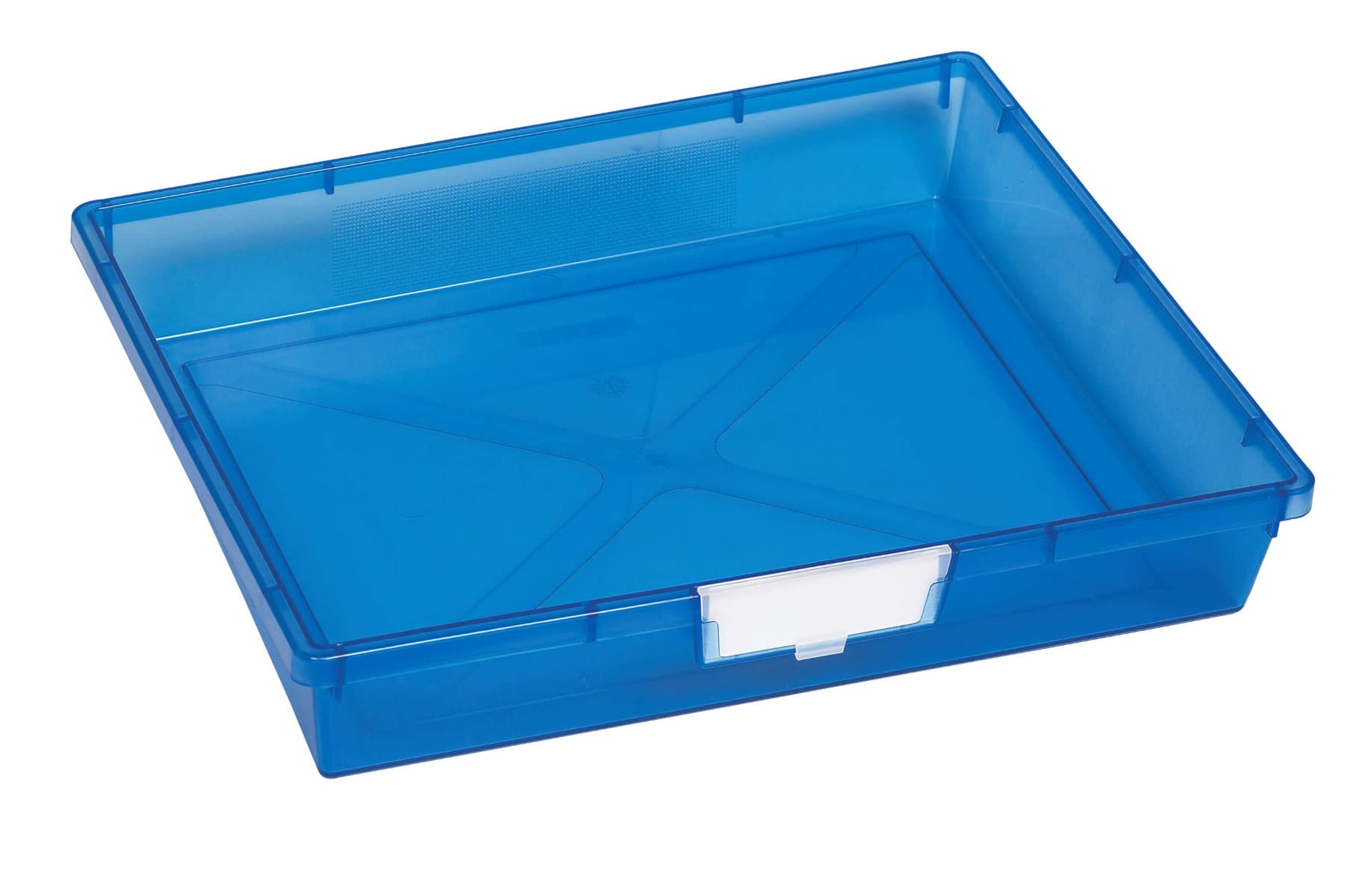 Vista Tray A4 - Double Depth - Blue - W312 x L425 x H157mm