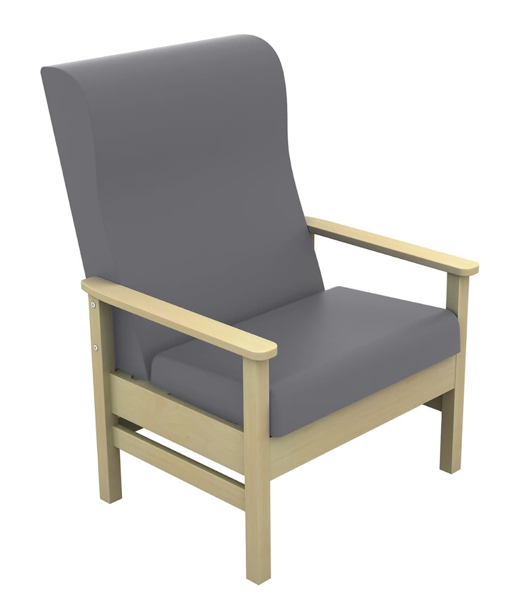Atlas High Back 40st Bariatric Arm Chair - Feather