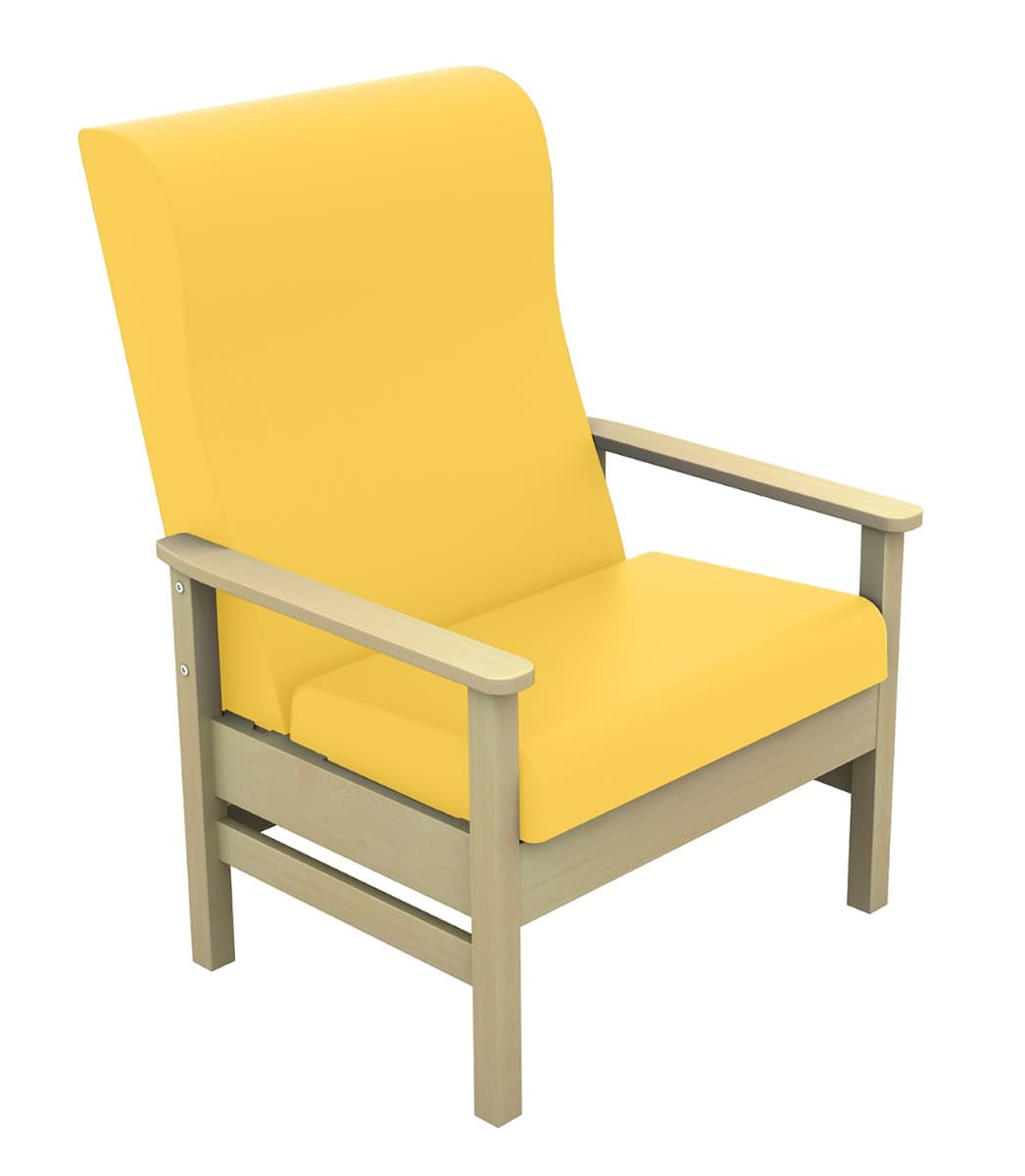 Atlas High Back 40st Bariatric Arm Chair - Sunflower