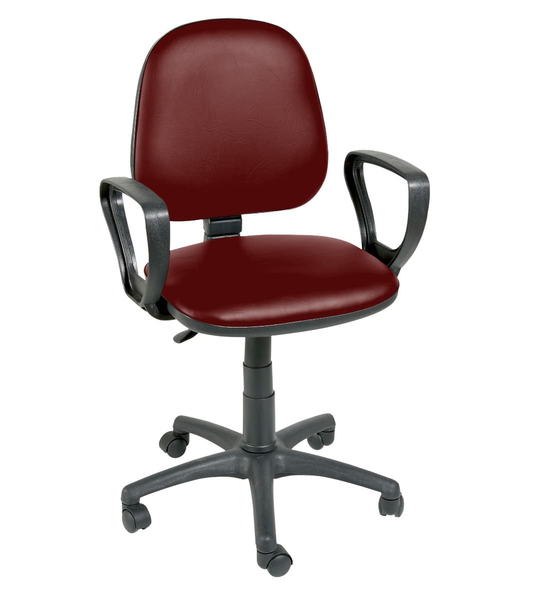 Operator Chair with Arms - Red Wine