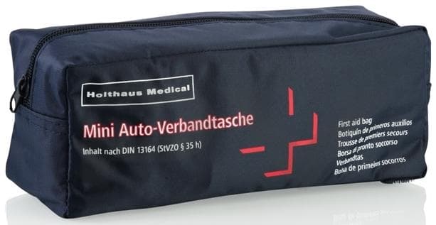 First Aid Motoring Kit - DIN 13164 Taxi Compliant