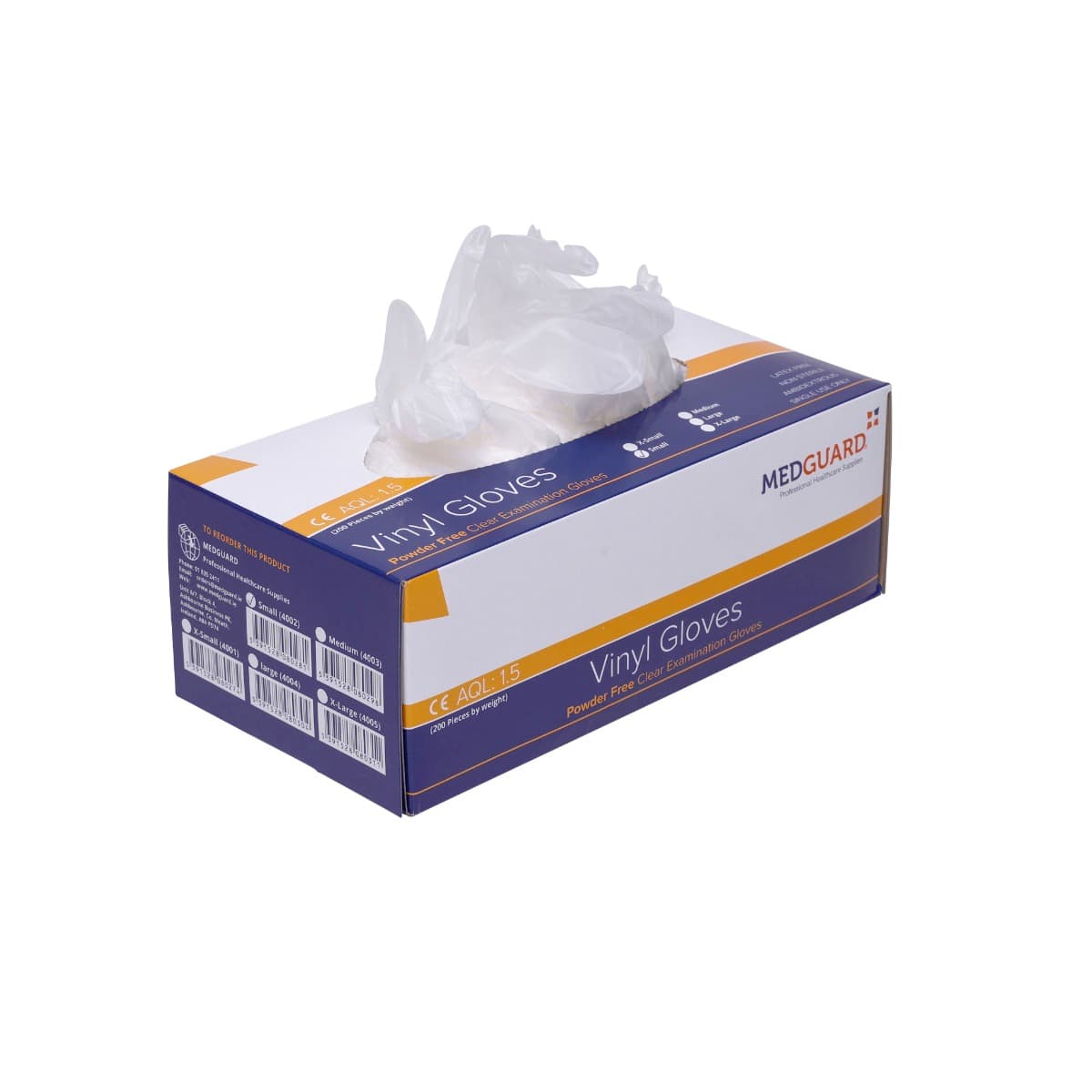 Medguard Nitrile Powder Free Clear Gloves Medguard Nitrile Powder Free Clear Gloves