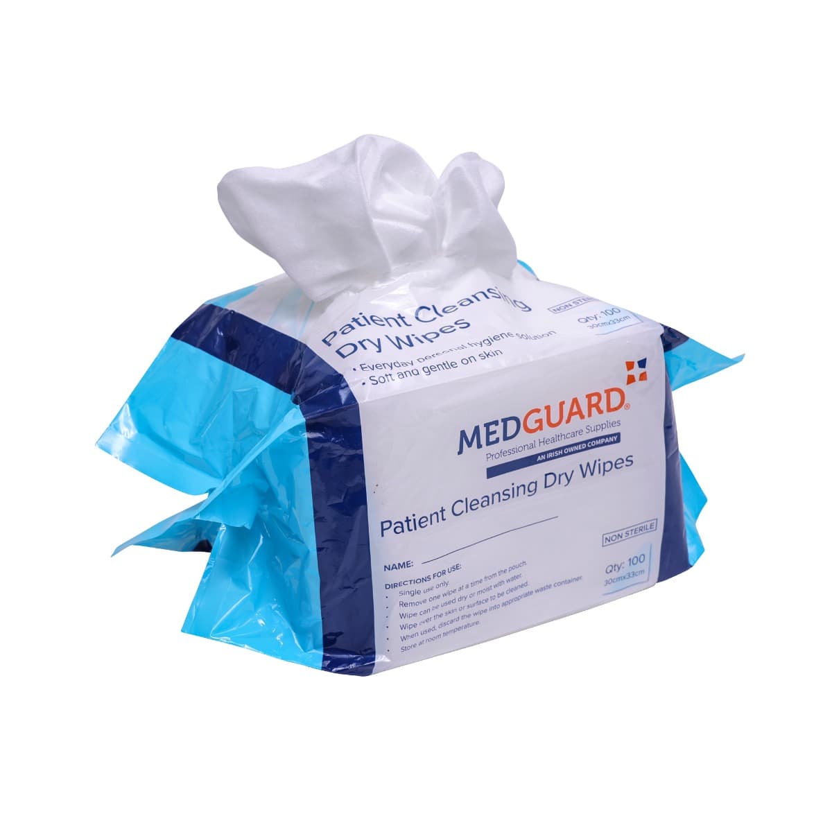 CASE Patient Cleansing Dry Wipes XL (18 x 100)