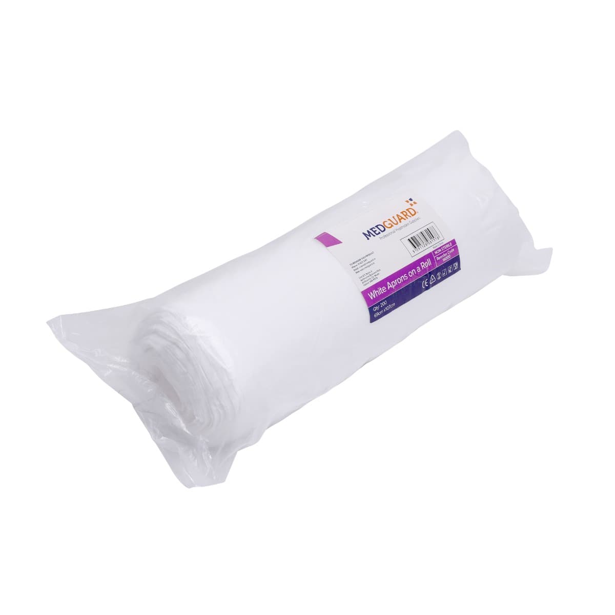 Premium Disposable Aprons On A Roll - White (200 x 5) Premium Disposable Aprons On A Roll - White (200 x 5)
