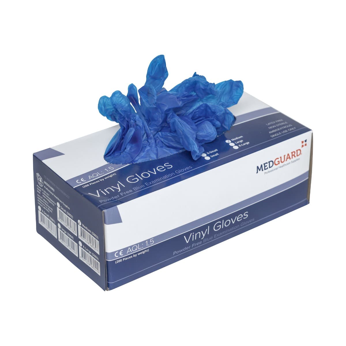 Vinyl Powder Free Gloves PF – Blue Vinyl Powder Free Gloves PF – Blue