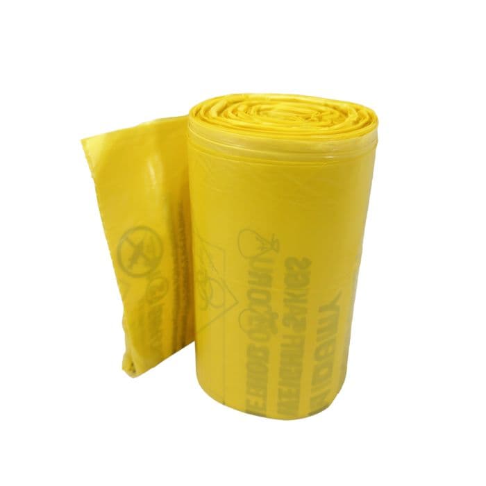 MD Yellow 30L Clinical Waste Bag (10 Rolls of 50)
