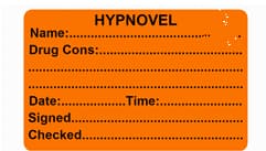 Hypnovel Drug Label 1 Roll (200 Labels)