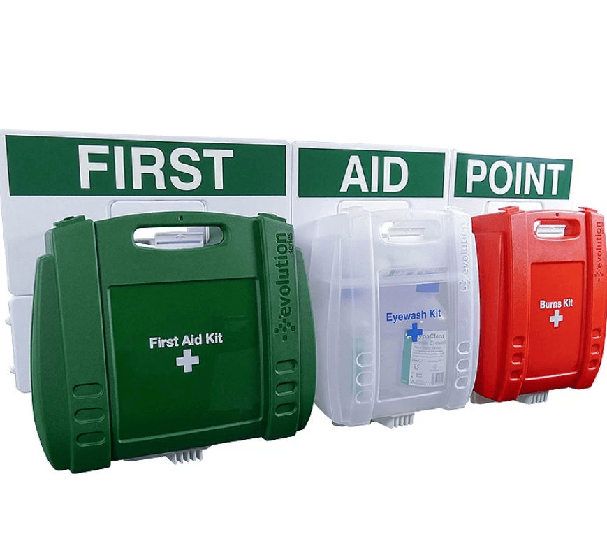Evolution - First Aid, Eye Wash and Burns Point - Large
