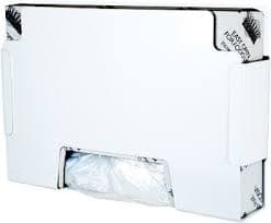 Flat Pack Apron Dispenser with Lifelong Antimicrobial Protection