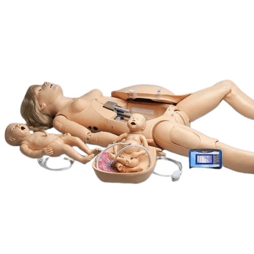Birthing Simulator with birthing and resuscitation baby, with OMNI