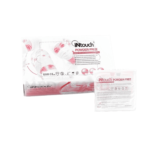 iNtouch Latex Powder Free STERILE Surgical Gloves Size 8.0 (50 Pairs)