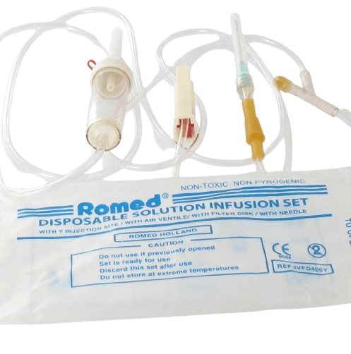 Solution Infusion Sets with Airway Needle (25)