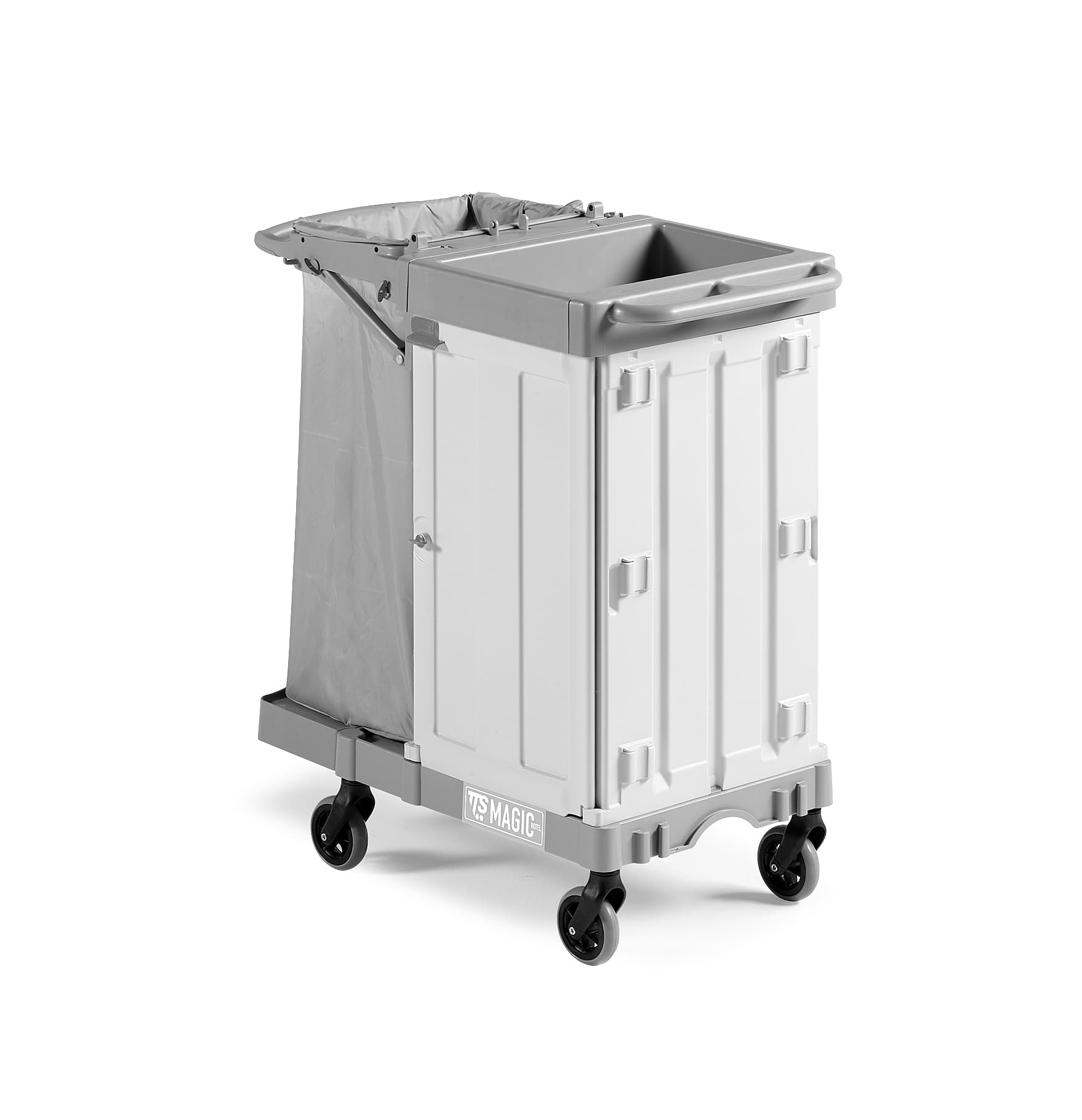 Magic Hotel Trolley - Bin and One Closed Area Magic Hotel Trolley - Bin and One Closed Area