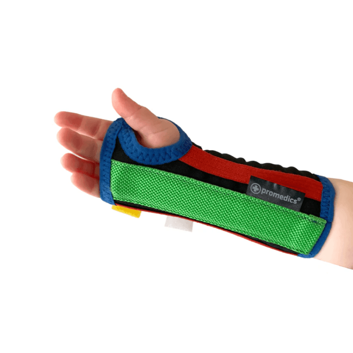 Paediatric Wrist Splint Multi Colour - Extra Large - Left 17 - 18cm
