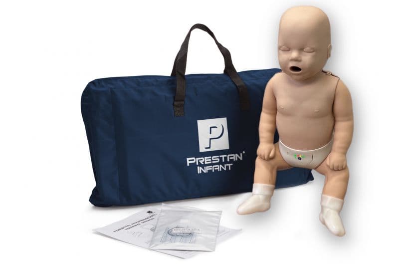 Prestan Professional Training Manikin Infant with CPR Monitor inc 10 Lung Bags