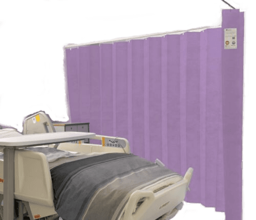 Royal Lilac Uniglide Hook Disposable Curtain 1.95m wide