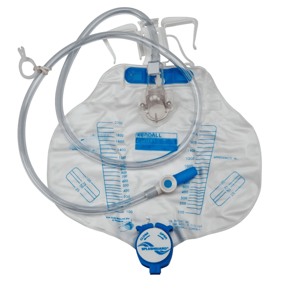 Urilite Night Urine Leg Drainage Bags 2000ml - Long - Slide Tap (10)