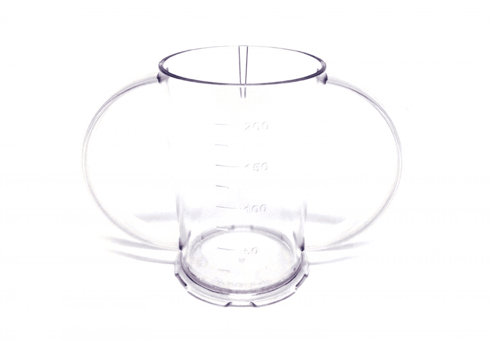 Harfield Graduated Copolyester Beaker with 2 Handles - Clear